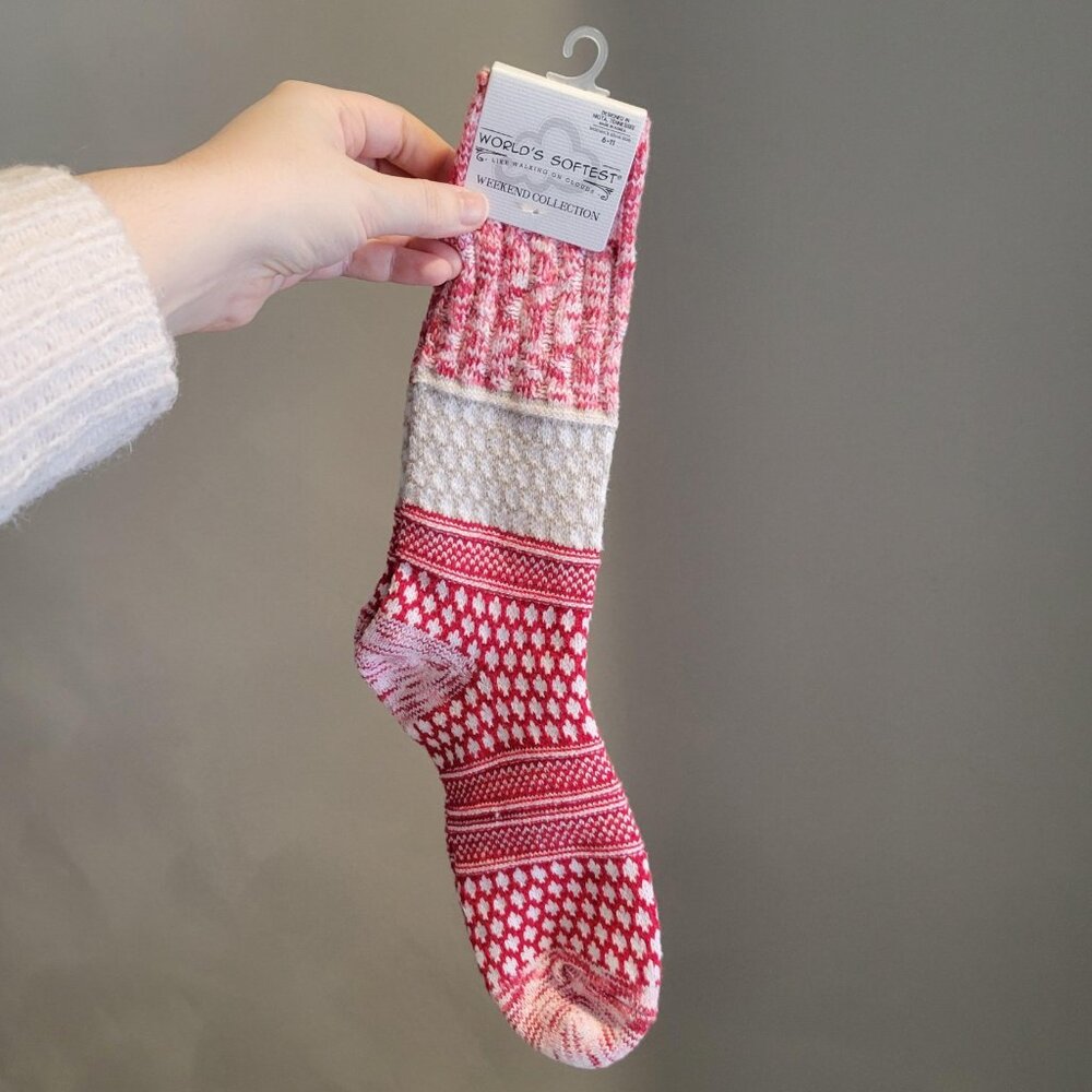 New World's Softest Women's Socks - Peppermint